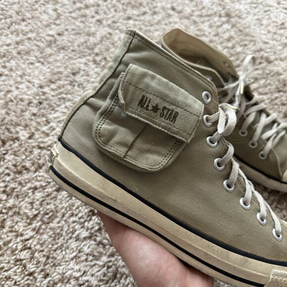RARE Vintage Converse Chuck Taylor Hi Top Made In USA Cargo Pocket Mens Size 9.5 main image 6